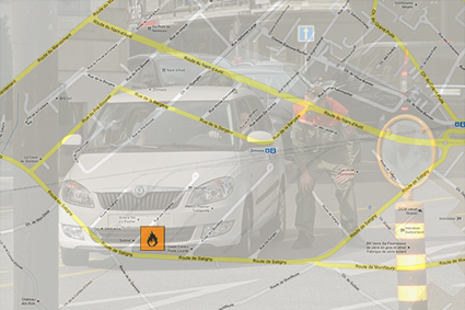 Incendie de Satigny, la PCi aux barrières! Incendie de Satigny, la PCi aux barrières!