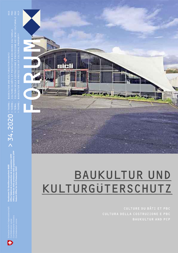 Forum PBC 34-2020: culture du bâti et PBC Forum PBC 34-2020: culture du bâti et PBC