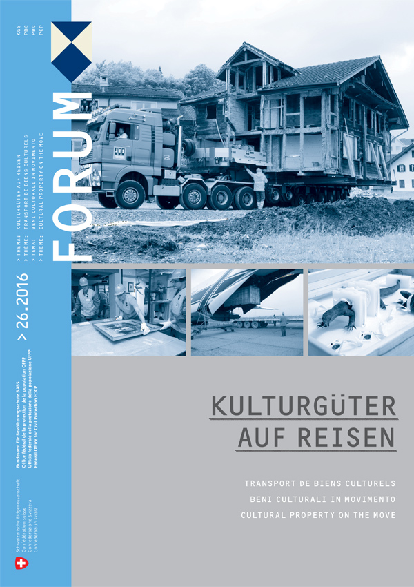 Forum PBC 26-2016: transport de biens culturels Forum PBC 26-2016: transport de biens culturels